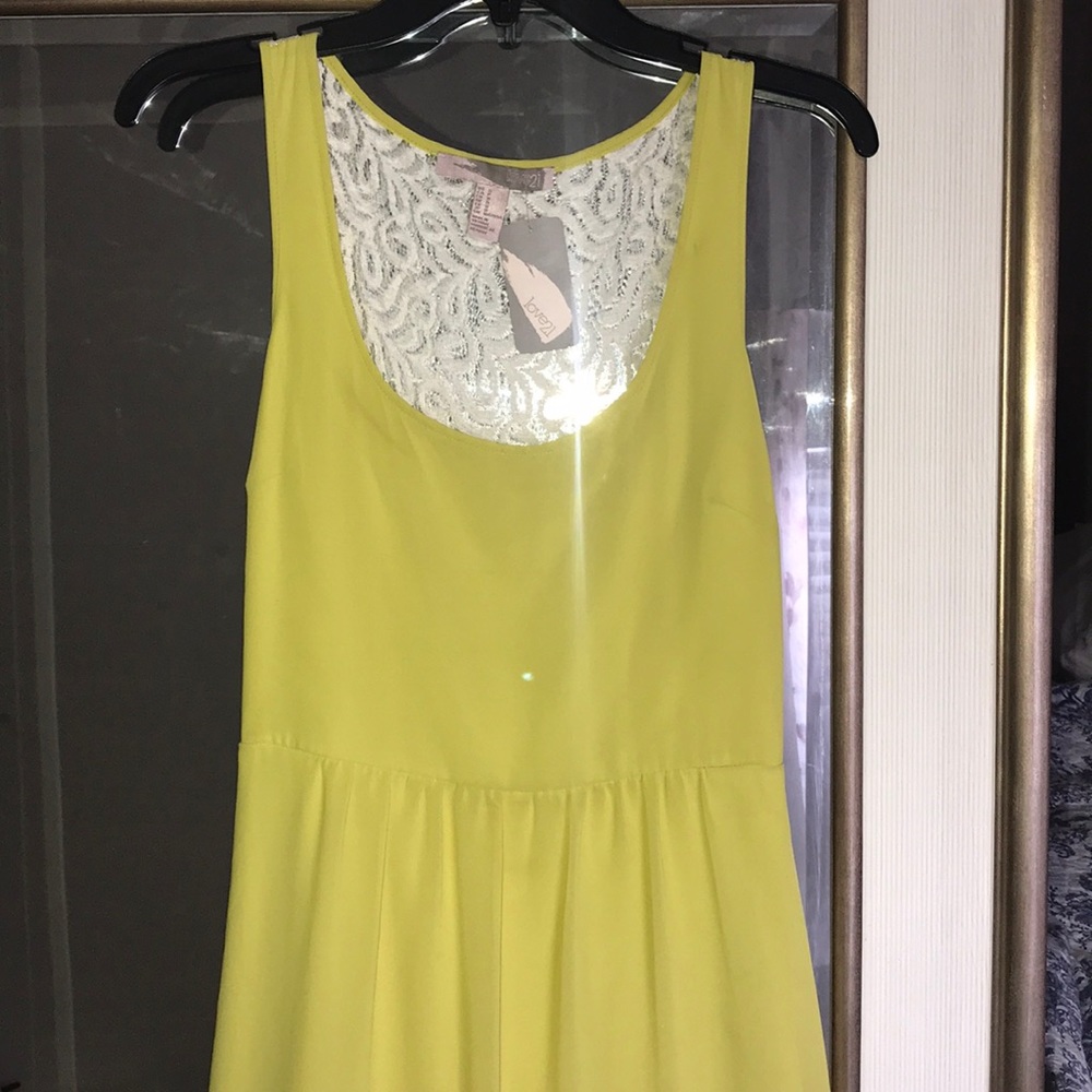 Yellow summer dress